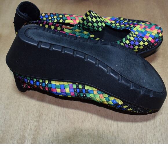 Steven by Steve Madden Brice Woven Mary Jane Flats Multicolor Size 9 - Picture 5 of 5